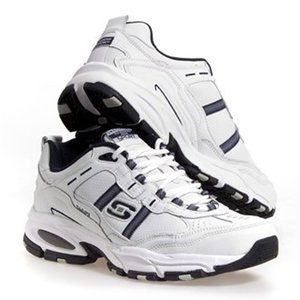 Skechers Men's Leather Sneakers, Sz 15 4E X Wide